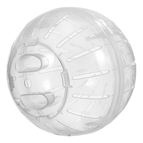 ROMISBABA Hamster Laufkugel Transparent mit Belüftung Löchern Abnehmbar und Waschbar Kleintier Übungsball für Hamster und Kleine Nager Geeignet für Innenbereich von ROMISBABA