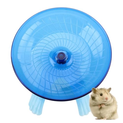 ROMISBABA Hamster Laufrad Fliegende Untertasse Blau Langlebig rutschfest Kleintier Trainingsrad für Zwerghamster und Kleine Haustiere Fitnessspielzeug ROMISBABA Hamster Laufrad Fliegende Untertasse Blau Langlebig rutschfest Kleintier Trainingsrad für Zwerghamster und Kleine Haustiere Fitnessspielzeug von ROMISBABA
