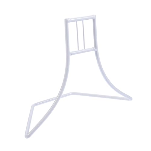 ROMISBABA Hamster Laufrad Halterung aus Stabilem Eisen Weiß für Laufräder bis Robustes Kleintierzubehör für Sicheren Spielspaß Leicht und Tragbar für Zwerghamster und Haustiere von ROMISBABA