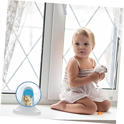 ROMISBABA Hamster Laufrad Leise Blau Kleines Kleintier Laufspielzeug mit Rutschfester Funktion Fitnessspielzeug für Hamster Rennmaus Meerschweinchen für Nächtlichen Geräuschschutz ROMISBABA Hamster Laufrad Leise Blau Kleines Kleintier Laufspielzeug mit Rutschfester Funktion Fitnessspielzeug für Hamster Rennmaus Meerschweinchen für Nächtlichen Geräuschschutz von ROMISBABA