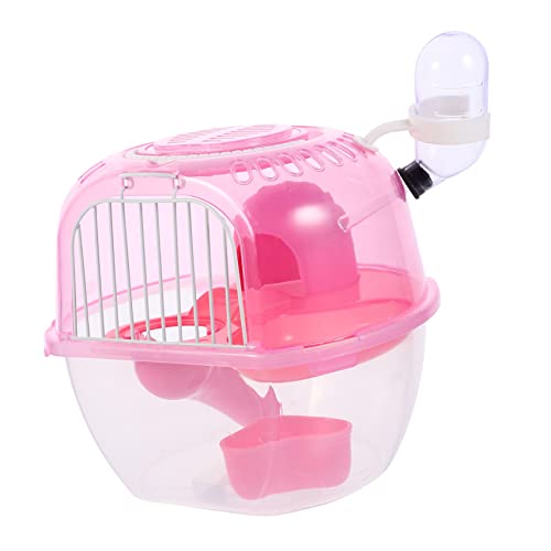 ROMISBABA Hamster Rattenkäfig Tragbarer Reisekoffergehäuse Mit Wasserflasche Für Kleine Haustiere ROMISBABA Hamster Rattenkäfig Tragbarer Reisekoffergehäuse Mit Wasserflasche Für Kleine Haustiere von ROMISBABA