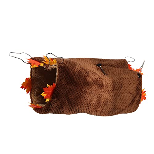 ROMISBABA Hamster-Tunnelnest Haustier Atmungsaktiv Hängematte Liebenswert Versteck Hamster hamsterspielzeug Hamsternest Hamsterversorgung Hamstertunnelspielzeug Flanell Light Brown ROMISBABA Hamster-Tunnelnest Haustier Atmungsaktiv Hängematte Liebenswert Versteck Hamster hamsterspielzeug Hamsternest Hamsterversorgung Hamstertunnelspielzeug Flanell Light Brown von ROMISBABA