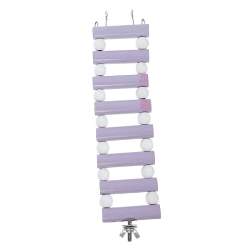 ROMISBABA Holzschaukelbrücke Für Hamster Meerschweinchen Kletterleiter Rattenkäfig Spielzeug Holzleiter Für Kleintiere von ROMISBABA