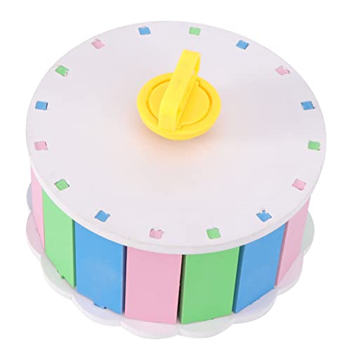 ROMISBABA Hamster leise Laufrad Hamsterspielzeug Hamster hamsterkäfig zubehör hamsterrad Hamster Entertainment Laufrad für Haustiere Hamster - Die Tafel Colorful von ROMISBABA