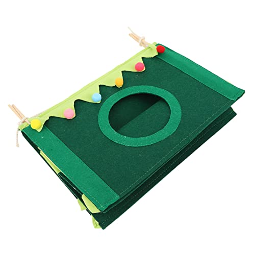 ROMISBABA Hamsternest Haustierzelt winterliches Haustierbett Chinchilla-Tunnelnest einfaches Kaninchennest nagerhaus kleintierhaus Spielzeug Hamsterhausbett Hamsterversteck hölzern Green ROMISBABA Hamsternest Haustierzelt winterliches Haustierbett Chinchilla-Tunnelnest einfaches Kaninchennest nagerhaus kleintierhaus Spielzeug Hamsterhausbett Hamsterversteck hölzern Green von ROMISBABA