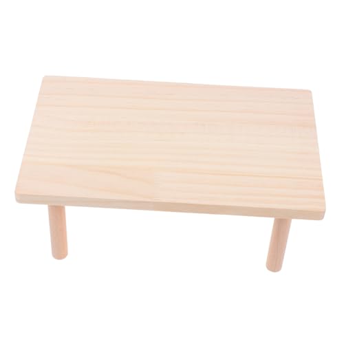 ROMISBABA Hamsterplattform aus Massivem Holz Robustes Klettern für Hamster und Kleine Nager Einfache Installation Fördert Balance und Aktivität im Käfig von ROMISBABA