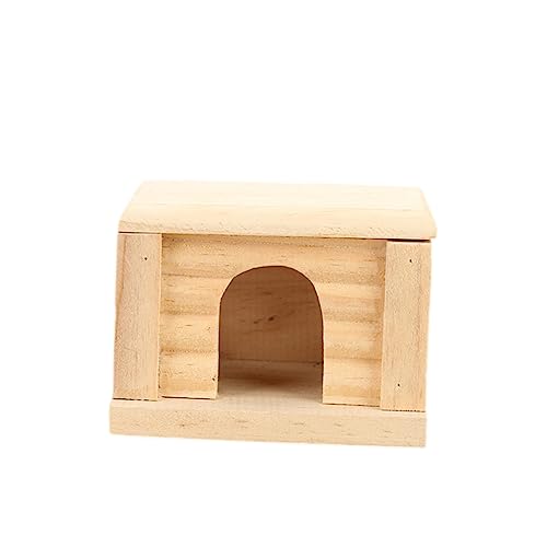 ROMISBABA Natürliche Holz-hamsterhütte Kreatives Nagerhaus Mit Abnehmbarem Dach Spiel Und Schlafstätte Für Hamster Ratten Und Andere Kleintiere Perfektes Zubehör Für Tierhaltung ROMISBABA Natürliche Holz-hamsterhütte Kreatives Nagerhaus Mit Abnehmbarem Dach Spiel Und Schlafstätte Für Hamster Ratten Und Andere Kleintiere Perfektes Zubehör Für Tierhaltung von ROMISBABA