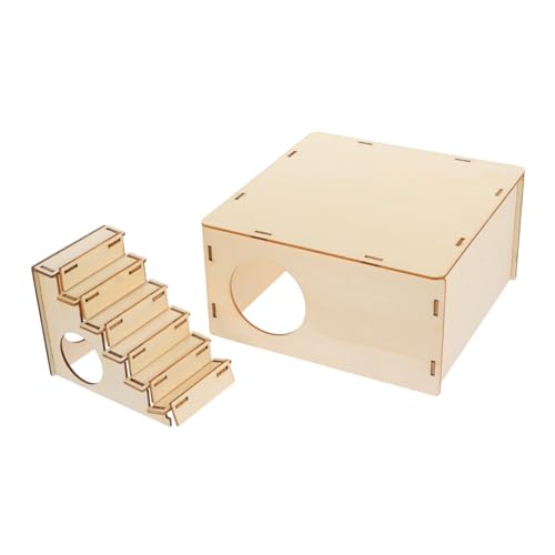 ROMISBABA Handgefertigte Kaninchenloch-hölzerne Igel-Rest- -Hamster-Haustier-spielhaus ROMISBABA Handgefertigte Kaninchenloch-hölzerne Igel-Rest- -Hamster-Haustier-spielhaus von ROMISBABA