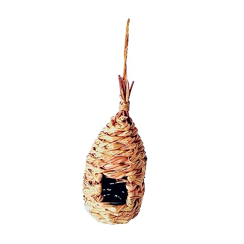 ROMISBABA Handgefertigtes Vogel Nest aus Gras für Kleine Kreatives Vogel Wohnzimmer und Vogelzubehör für Kanarienvögel Papageien und Langlebig und Sicher für Haustiere ROMISBABA Handgefertigtes Vogel Nest aus Gras für Kleine Kreatives Vogel Wohnzimmer und Vogelzubehör für Kanarienvögel Papageien und Langlebig und Sicher für Haustiere von ROMISBABA
