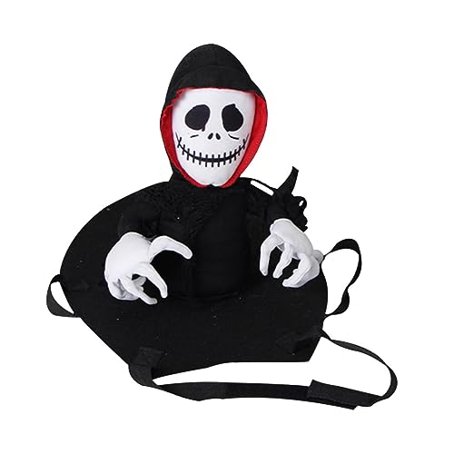 ROMISBABA Haustier-Geist-Outfit Hunde-Cosplay-Mantel Cosplay-Outfits Katze-Halloween- -stütze Halloween-haustierbedarf Haustier Warm Winterkleidung Für Kätzchen Polyester Black ROMISBABA Haustier-Geist-Outfit Hunde-Cosplay-Mantel Cosplay-Outfits Katze-Halloween- -stütze Halloween-haustierbedarf Haustier Warm Winterkleidung Für Kätzchen Polyester Black von ROMISBABA