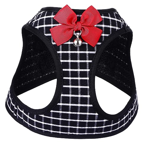 ROMISBABA Haustier Geschirr führen Welpe Kleiner Gurt Hund zieht Gurt Hündchengeschirr pet Supplies haustierbedarf Katzenleine cat Leash Brustgurte für Hunde Weste für Haustiere Acryl Black von ROMISBABA