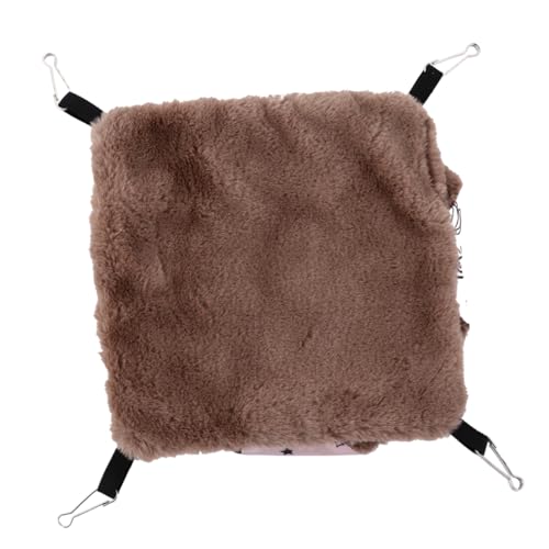 ROMISBABA Haustier Hamster Diao Plüsch Hängematte Warme Haustierhängematte Haustier-Hamster-hängematte Hamster-plüsch-hängematte Haustier Warme Hängematte Rosa Kaninchen Plüsch von ROMISBABA