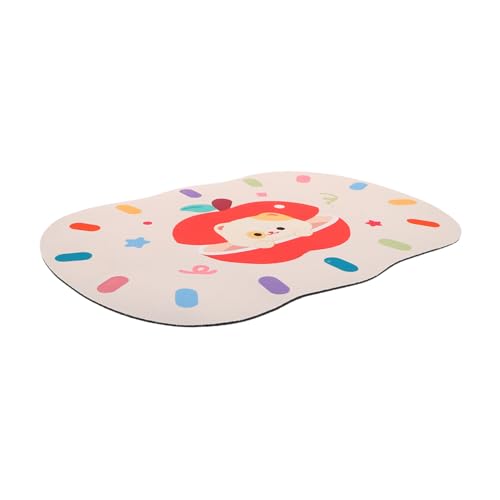 ROMISBABA Haustier Tischset Katze Tischset Hundefutternapf Matte Hund Frisst Matte Platzdeckchen Für Katzenfutter Saugfähige Haustiermatte Futtermatten Für Hunde Diatomeenschlamm von ROMISBABA