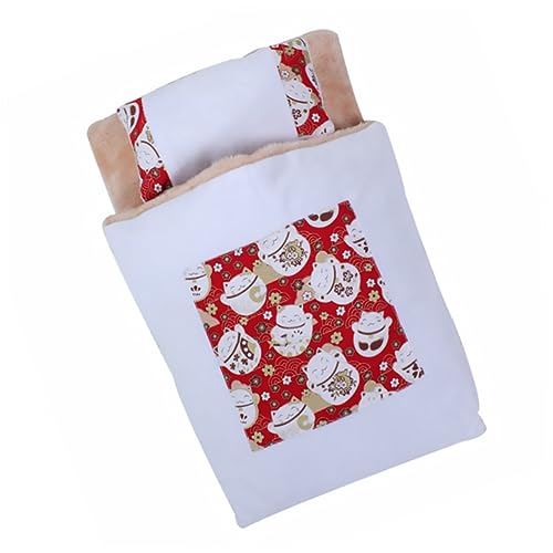ROMISBABA Haustierbett Plüschdecke Waschbar Tierarztbett Kissen Hundebett Groß Kleines Tierbett Haustier-schlafbett Hundebett Winter Katzenbett Winter Katzenschlafbett Rot Pp Baumwolle ROMISBABA Haustierbett Plüschdecke Waschbar Tierarztbett Kissen Hundebett Groß Kleines Tierbett Haustier-schlafbett Hundebett Winter Katzenbett Winter Katzenschlafbett Rot Pp Baumwolle von ROMISBABA