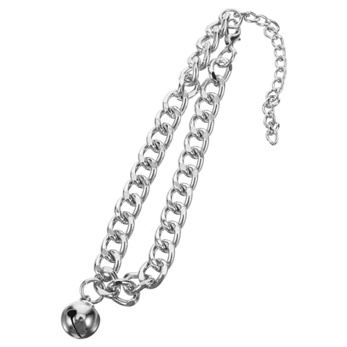 ROMISBABA Haustierhalsband aus Aluminiumlegierung mit Verstellbarem Design und Kupferglocke für Katzen und Kleine Stilvolles und Funktionales Zubehör ROMISBABA Haustierhalsband aus Aluminiumlegierung mit Verstellbarem Design und Kupferglocke für Katzen und Kleine Stilvolles und Funktionales Zubehör von ROMISBABA