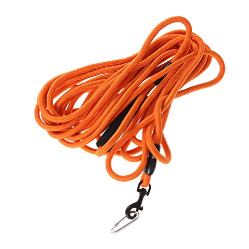 ROMISBABA 10 M Lange Hundeleine Für Und Mittelgroße Hunde Robuste Haustierleinen Bequemer Griff Nylon-hundetransportkabel Orange von ROMISBABA