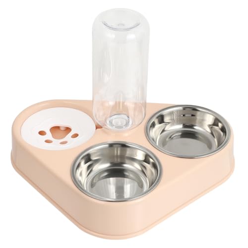 ROMISBABA Robuster Futternapf aus Edelstahl für Haustiere Dicker Rutschfester Silikonboden Futternapf für Katzen und Hunde automatischer Wasserspender warmes Rosa ROMISBABA Robuster Futternapf aus Edelstahl für Haustiere Dicker Rutschfester Silikonboden Futternapf für Katzen und Hunde automatischer Wasserspender warmes Rosa von ROMISBABA