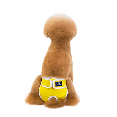 ROMISBABA Haustierwindeln Abs Hündchen Menstruation- wehe Windeln für Hunde Welpenwindeln Sicherheitshose für Haustiere Hygienehosen für Haustiere Hundephysiologische Hosen Yellow ROMISBABA Haustierwindeln Abs Hündchen Menstruation- wehe Windeln für Hunde Welpenwindeln Sicherheitshose für Haustiere Hygienehosen für Haustiere Hundephysiologische Hosen Yellow von ROMISBABA