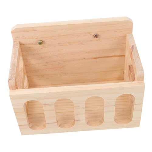 ROMISBABA Holz Futterhalter für Kaninchen und Meerschweinchen Langlebige Heuraufe mit Einfachem Design Platzsparend Sicher und Praktisch für Gras und Alfalfa Fütterung im Käfig ROMISBABA Holz Futterhalter für Kaninchen und Meerschweinchen Langlebige Heuraufe mit Einfachem Design Platzsparend Sicher und Praktisch für Gras und Alfalfa Fütterung im Käfig von ROMISBABA