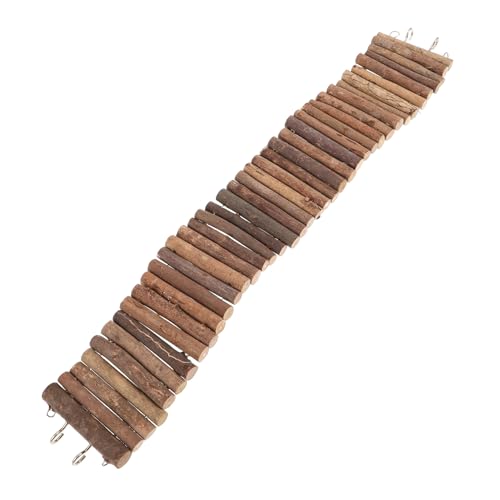 ROMISBABA Holz Hamster Kletterleiter Brücke Kleintier Sicher Stabil Natürlich Für Rennmaus Mäuse Ratten Kleintiere Platzsparend Pflegeleicht von ROMISBABA