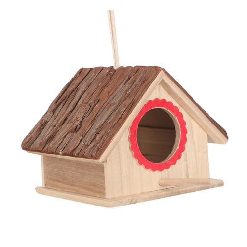 ROMISBABA Holz Vogelhaus für Haustiervögel Sicheres und Brutnest Robust und Langlebig für Garten und Außenbereich mit Glatter Oberfläche für Optimalen ROMISBABA Holz Vogelhaus für Haustiervögel Sicheres und Brutnest Robust und Langlebig für Garten und Außenbereich mit Glatter Oberfläche für Optimalen von ROMISBABA