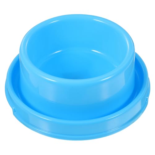ROMISBABA Hundefutterschalen Hund Katze schüssel Party Liste Hundenäpfe Katzenfutter TIPP katzennäpfe pet Supplies Haustierfutter Schüssel Futternäpfe für Hunde Futternäpfe für Katzen Blue von ROMISBABA