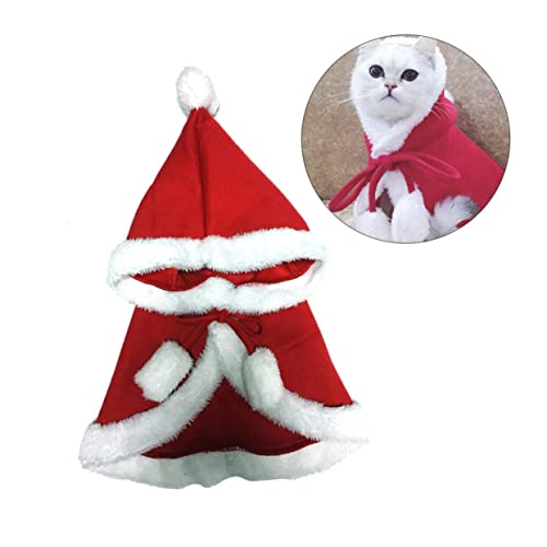 ROMISBABA Hundekleidung Hundekostüm mit Kapuze Hundeweihnachtskleidung Winterkleidung für Hunde Hundeumhang Hundekostüm für Weihnachten Hundekostüme rot ROMISBABA Hundekleidung Hundekostüm mit Kapuze Hundeweihnachtskleidung Winterkleidung für Hunde Hundeumhang Hundekostüm für Weihnachten Hundekostüme rot von ROMISBABA