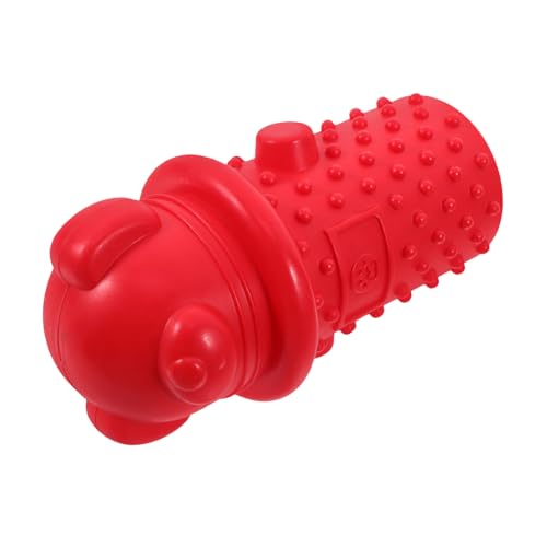 ROMISBABA Interaktives Hundespielzeug Feuerhydrant Kauspielzeug für Welpen Outdoor-Trainingsspielzeug für Aggressive Welpen Hundespielzeug zur Pflege Rot ROMISBABA Interaktives Hundespielzeug Feuerhydrant Kauspielzeug für Welpen Outdoor-Trainingsspielzeug für Aggressive Welpen Hundespielzeug zur Pflege Rot von ROMISBABA