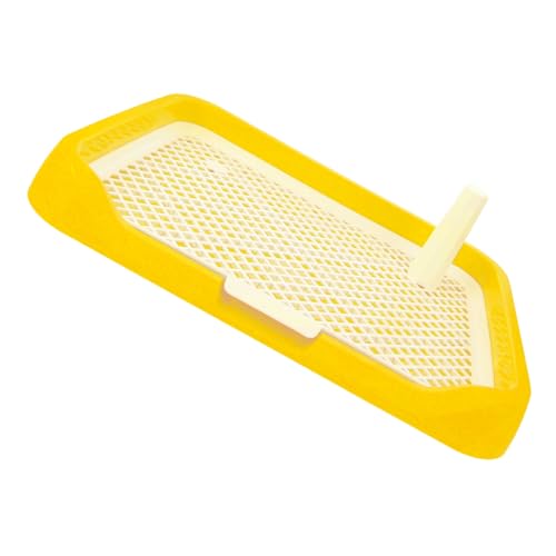 ROMISBABA Hundetoilette Welpentoilette Aus Kunststoff Verdickte Welpentoilette Haustier-toiletten-trainingstöpfchen Indoor-hundetöpfe Haustierkäfig Bettpfanne Mülleimer Plastik Yellow ROMISBABA Hundetoilette Welpentoilette Aus Kunststoff Verdickte Welpentoilette Haustier-toiletten-trainingstöpfchen Indoor-hundetöpfe Haustierkäfig Bettpfanne Mülleimer Plastik Yellow von ROMISBABA