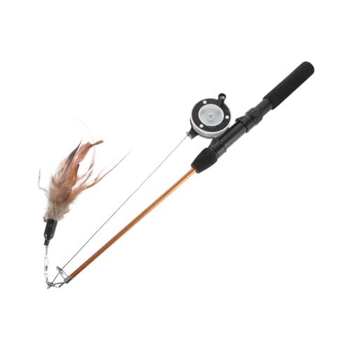 ROMISBABA Interaktives Katzenspielzeug Katzenangel mit Spielfeder Leicht und Robust Fördert Jagdinstinkt und Aktivität für Kätzchen und Katzen Pet Supply Zubehör ROMISBABA Interaktives Katzenspielzeug Katzenangel mit Spielfeder Leicht und Robust Fördert Jagdinstinkt und Aktivität für Kätzchen und Katzen Pet Supply Zubehör von ROMISBABA