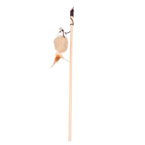 ROMISBABA Interaktives Katzenspielzeug mit Glocke Tragbarer Katzenangel Stick für Katzen Fördert Aktivität und Spielspaß Leicht und Handlich zur Beschäftigung und Verhaltensänderung ROMISBABA Interaktives Katzenspielzeug mit Glocke Tragbarer Katzenangel Stick für Katzen Fördert Aktivität und Spielspaß Leicht und Handlich zur Beschäftigung und Verhaltensänderung von ROMISBABA