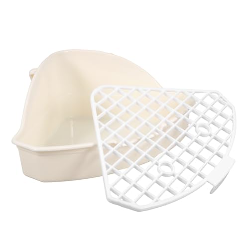 ROMISBABA Toilettentraining für Kaninchen Töpfchen-Ecke für Kleintiere Haustierkäfig leicht zu reinigendes Design von ROMISBABA