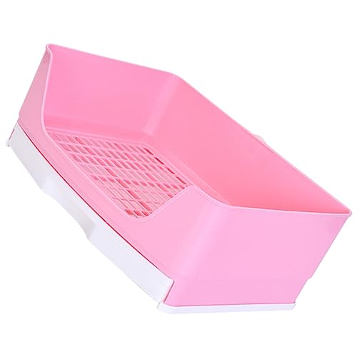 ROMISBABA Kasten Kaninchentoilette Hase Liner Saugfähig Mülleimer Wurf Für Drinnen Haustiere Meerschweinchen Haustier-trainingstöpfchen Kleines Tiertöpfchen Frettchen -Toilette Rosa Plastik ROMISBABA Kasten Kaninchentoilette Hase Liner Saugfähig Mülleimer Wurf Für Drinnen Haustiere Meerschweinchen Haustier-trainingstöpfchen Kleines Tiertöpfchen Frettchen -Toilette Rosa Plastik von ROMISBABA