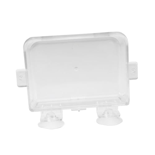 ROMISBABA Kasten Reptilienfutterautomat Reptile Feeder Anti-Missing Feeder Suction Cup Feeder Live Food Feeder Transparent Feeder schleichtiere Futternapf für Reptilien von ROMISBABA