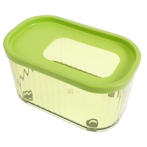ROMISBABA Vogelduschbox - Papageienbadewanne Leichte Käfigbadewanne Sittich Nymphensittich Papagei Vögel Mit Deckel von ROMISBABA