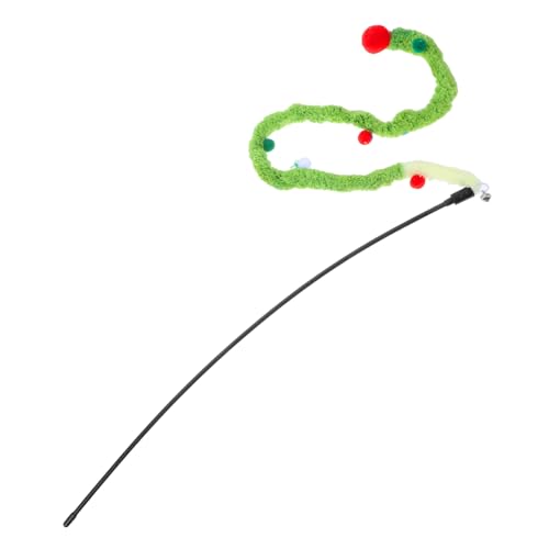 ROMISBABA Interaktives Katzen-Spielzeug Mit Glocke Bunter Seil-katzenangel Für Drinnen Und Draußen Aus Weichem Plüsch Fördert Spiel Und Spaß Für Katzen Und Kätzchen ROMISBABA Interaktives Katzen-Spielzeug Mit Glocke Bunter Seil-katzenangel Für Drinnen Und Draußen Aus Weichem Plüsch Fördert Spiel Und Spaß Für Katzen Und Kätzchen von ROMISBABA