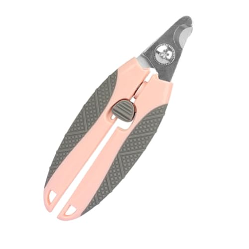 ROMISBABA Pet Nail Clipper Für Katzen Und Hunde Nageltrimmer Tragbar Und Rosa Für Präzises Krallenschneiden Mit Sicherheitsschutz Gegen Überkürzen von ROMISBABA
