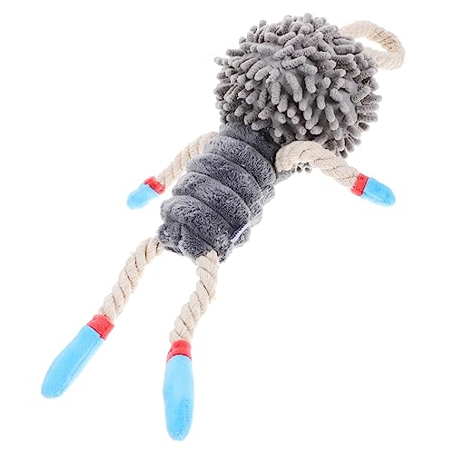 ROMISBABA Hundespielzeug mit Bungee-Seil Quietschendes Kauspielzeug für Hunde Aggressives Kauspielzeug Interaktives Spielspielzeug Grau ROMISBABA Hundespielzeug mit Bungee-Seil Quietschendes Kauspielzeug für Hunde Aggressives Kauspielzeug Interaktives Spielspielzeug Grau von ROMISBABA