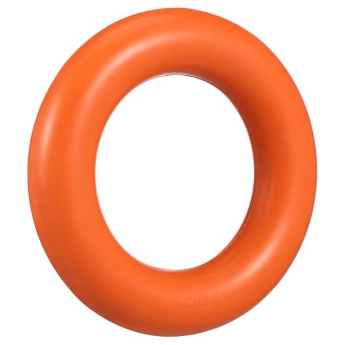ROMISBABA Kautschuk Beißspielzeug für Robuster Kauspielzeugring Orange für Mittelgroße und Große Haustiere Zahnpflege und Spielspaß Langlebig für Training ROMISBABA Kautschuk Beißspielzeug für Robuster Kauspielzeugring Orange für Mittelgroße und Große Haustiere Zahnpflege und Spielspaß Langlebig für Training von ROMISBABA