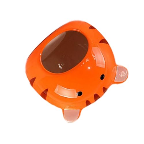 ROMISBABA Keramik Hamster Versteck mit Tiger Design Dekoratives Chinchilla Haus Multifunktionales Schlafnest für Hamster und Kleine Haustiere Leicht zu Reinigen Sicherer Rückzugsort von ROMISBABA