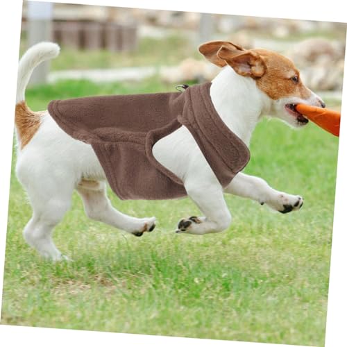ROMISBABA Kleiner Hund Fleece-Winterweste mit D-Ring Leichte Warme Hundejacke für Kleine und Mittelgroße Hunde Komfortable Strapazierfähige Haustierweste ROMISBABA Kleiner Hund Fleece-Winterweste mit D-Ring Leichte Warme Hundejacke für Kleine und Mittelgroße Hunde Komfortable Strapazierfähige Haustierweste von ROMISBABA
