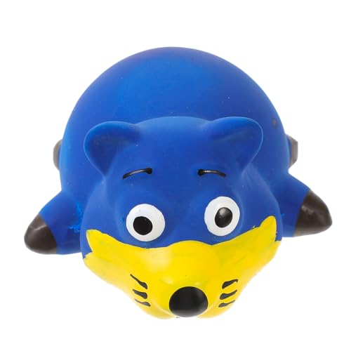 ROMISBABA Kleines Quietschendes Kauspielzeug aus Sicherem Latex für Welpen und Kleine Hunde Zahnreinigend Langlebig Beißfest Fördert Gesunde Zähne und Schützt Möbel vor Beschädigung von ROMISBABA