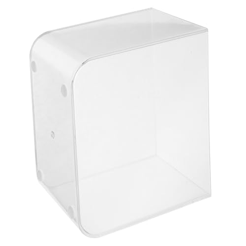 ROMISBABA Kleines Transparentes Aquarium Betta Fischbecken Mini Terrarium für Büro Wohnzimmer Tischdekoration von ROMISBABA