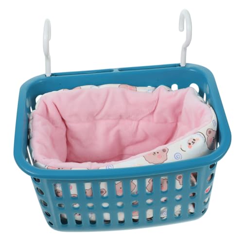 ROMISBABA Kleintier Hängematte Warmes Hamsterbett mit Decke Abnehmbar Waschbar für Hamster Chinchilla Igel Kleintiere Schlafhöhle Zufällige Farbe Zufällige Farbe von ROMISBABA