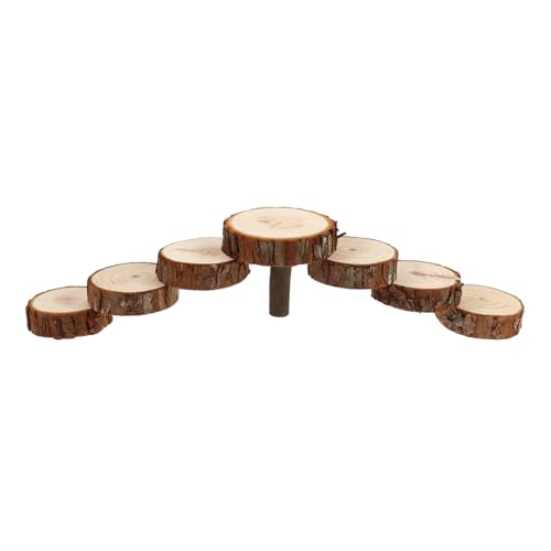 ROMISBABA Kleintier Holzspielzeug Leiter und Plattform für Hamster und Chinchillas Natürliche Holzoberfläche Vielseitig als Kletterleiter Spielplatz und Ruheplattform Fördert Bewegung und ROMISBABA Kleintier Holzspielzeug Leiter und Plattform für Hamster und Chinchillas Natürliche Holzoberfläche Vielseitig als Kletterleiter Spielplatz und Ruheplattform Fördert Bewegung und von ROMISBABA