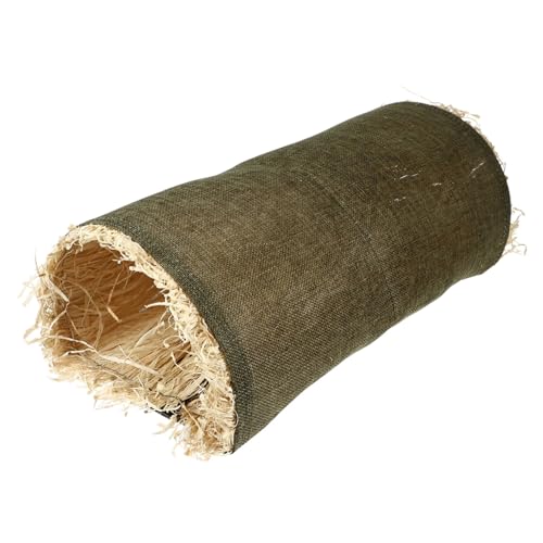 ROMISBABA Kleintier Tunnelspielzeug Grün S Warmes Versteck und Nest für Kaninchen Meerschweinchen Hamster Chinchilla Kompaktes Kuschelhäuschen für Kleinen Haustierbedarf von ROMISBABA