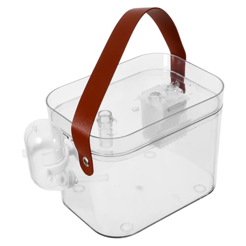 ROMISBABA Kleintier-reisekäfig, Hamster-Tragetasche Für Meerschweinchen, Tragbarer Haustierkäfig Mit Wasserflasche, Hasenträger, Kleiner Käfig ROMISBABA Kleintier-reisekäfig, Hamster-Tragetasche Für Meerschweinchen, Tragbarer Haustierkäfig Mit Wasserflasche, Hasenträger, Kleiner Käfig von ROMISBABA