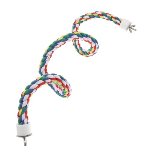 ROMISBABA Papagei Klettern Spielzeug Baumwolle Seil Sitzstange Für Sittiche Nymphensittiche Vogel Spielzeug ROMISBABA Papagei Klettern Spielzeug Baumwolle Seil Sitzstange Für Sittiche Nymphensittiche Vogel Spielzeug von ROMISBABA