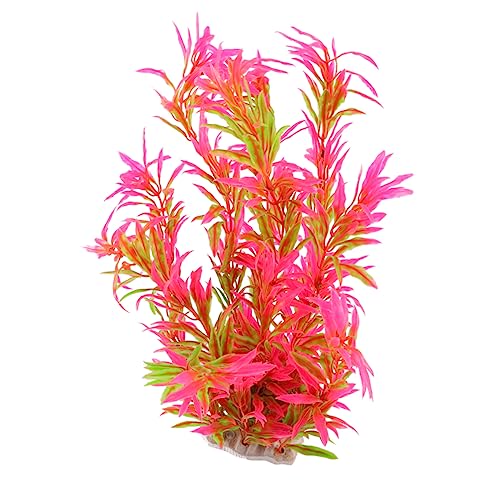 ROMISBABA Künstliche Aquarienpflanze Hohe Grüne und Rote Wasserpflanze für Aquarien Dekoration für Süß und für Fischverstecke und Optische Aufwertung ROMISBABA Künstliche Aquarienpflanze Hohe Grüne und Rote Wasserpflanze für Aquarien Dekoration für Süß und für Fischverstecke und Optische Aufwertung von ROMISBABA