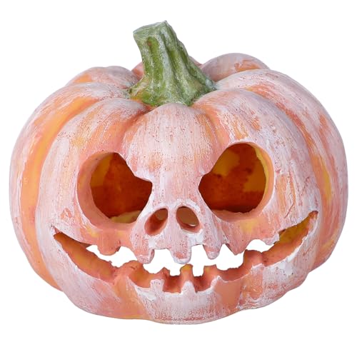 ROMISBABA Kürbis Fischversteck aus Langlebigem Harz Halloween Aquarium Dekoration Kleines Fisch und Garnelenversteck Sicher für Süßwasserbecken Kompakt und Detailreich Gestaltet ROMISBABA Kürbis Fischversteck aus Langlebigem Harz Halloween Aquarium Dekoration Kleines Fisch und Garnelenversteck Sicher für Süßwasserbecken Kompakt und Detailreich Gestaltet von ROMISBABA